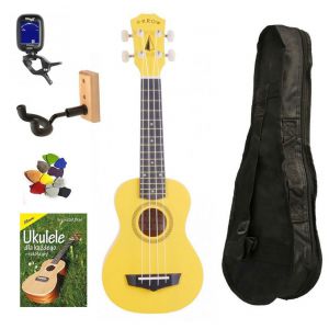 Arrow PB10 YW Soprano Yellow - ukulele sopranowe zestaw