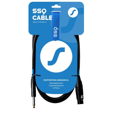 SSQ XZJM2 - kabel Jack MONO - XLR Żeński 2 metrowy