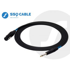 SSQ XZJM2 - kabel Jack MONO - XLR Żeński 2 metrowy