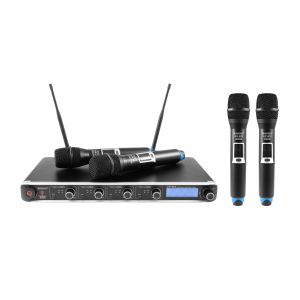 OMNITRONIC UHF-304 4-Channel Wireless Mic System 823-832/863-865MHz - system bezprzewodowy wokalny