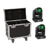 EUROLITE Set 2x LED TMH-B90 + Case with wheels