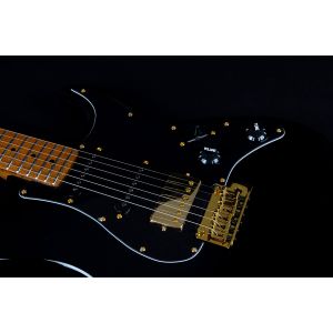 JET Guitars JET JS-400 BK G HSS - Gitara Elektryczna (Czarna)