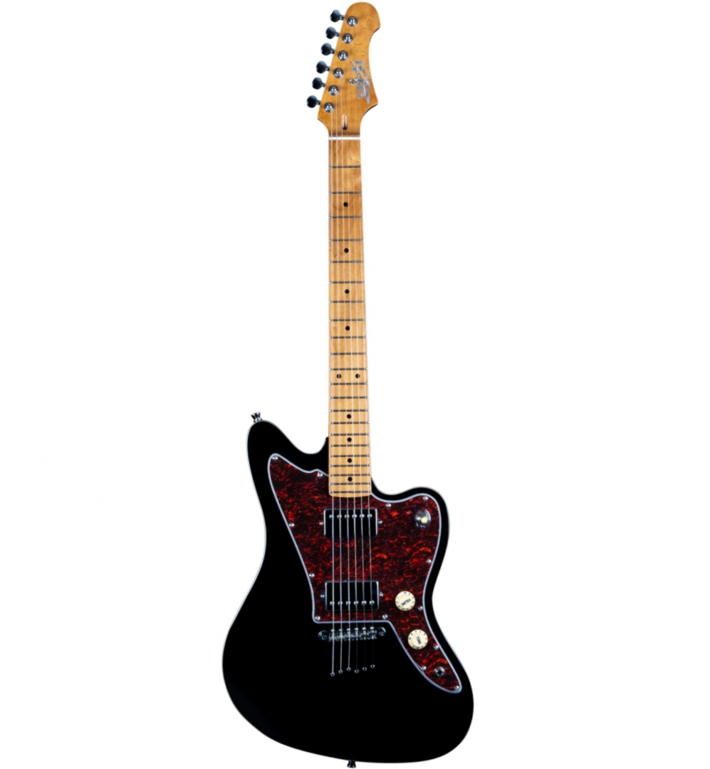 JET Guitars JET JJ-350 BK HH - Gitara Elektryczna (Czarna)