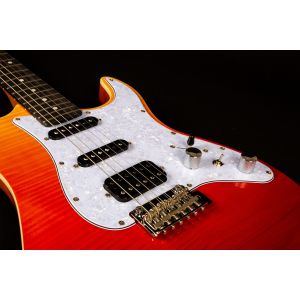 JET Guitars JET JS 600 TRS HSS - Gitara Elektryczna (Transparent Red)