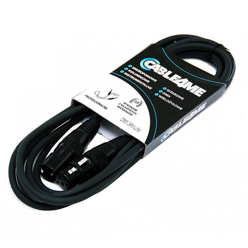 CABLE4ME przewód kabel DMX 3pin 10m do świateł