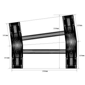 Duratruss DT 34/2-C23 Smart Corner 7,5° - Kąt do dachów