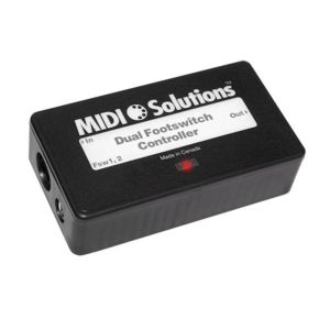 MIDI Solutions - Dual Footswitch Controller - Podwójny kontroler przełącznika nożnego