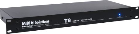 MIDI Solutions- T8-output MIDI Thru Box