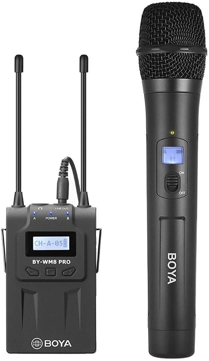 BOYA BY-WM8 PRO-K3 - Bezprzewodowy Mikrofon Z Odbiornikiem