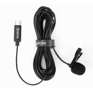 BOYA BY-M3 - mikrofon krawatowy ze złączem USB-C