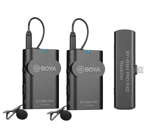 BOYA BY-WM4 PRO-K4 - Zestaw bezprzewodowy dla kamer