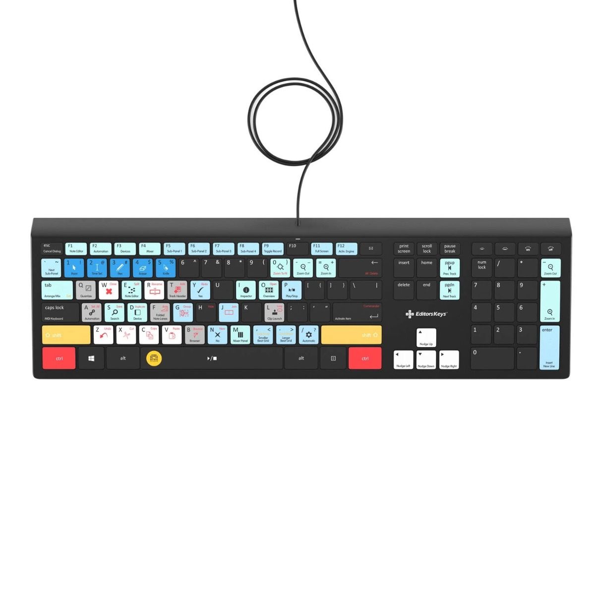 EditorsKeys - Bitwig Studio Keyboard WIN (podświetlana)