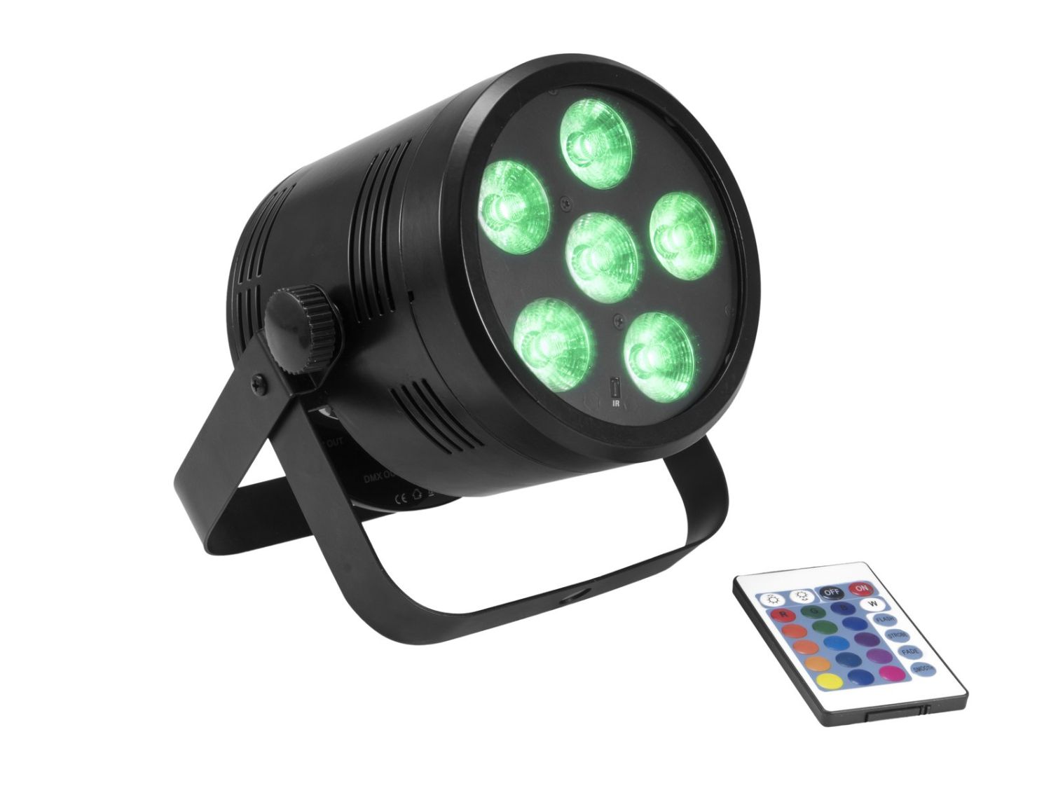 EUROLITE AKKU PAR 6 QCL - Akumulatorowy Reflektor PAR LED