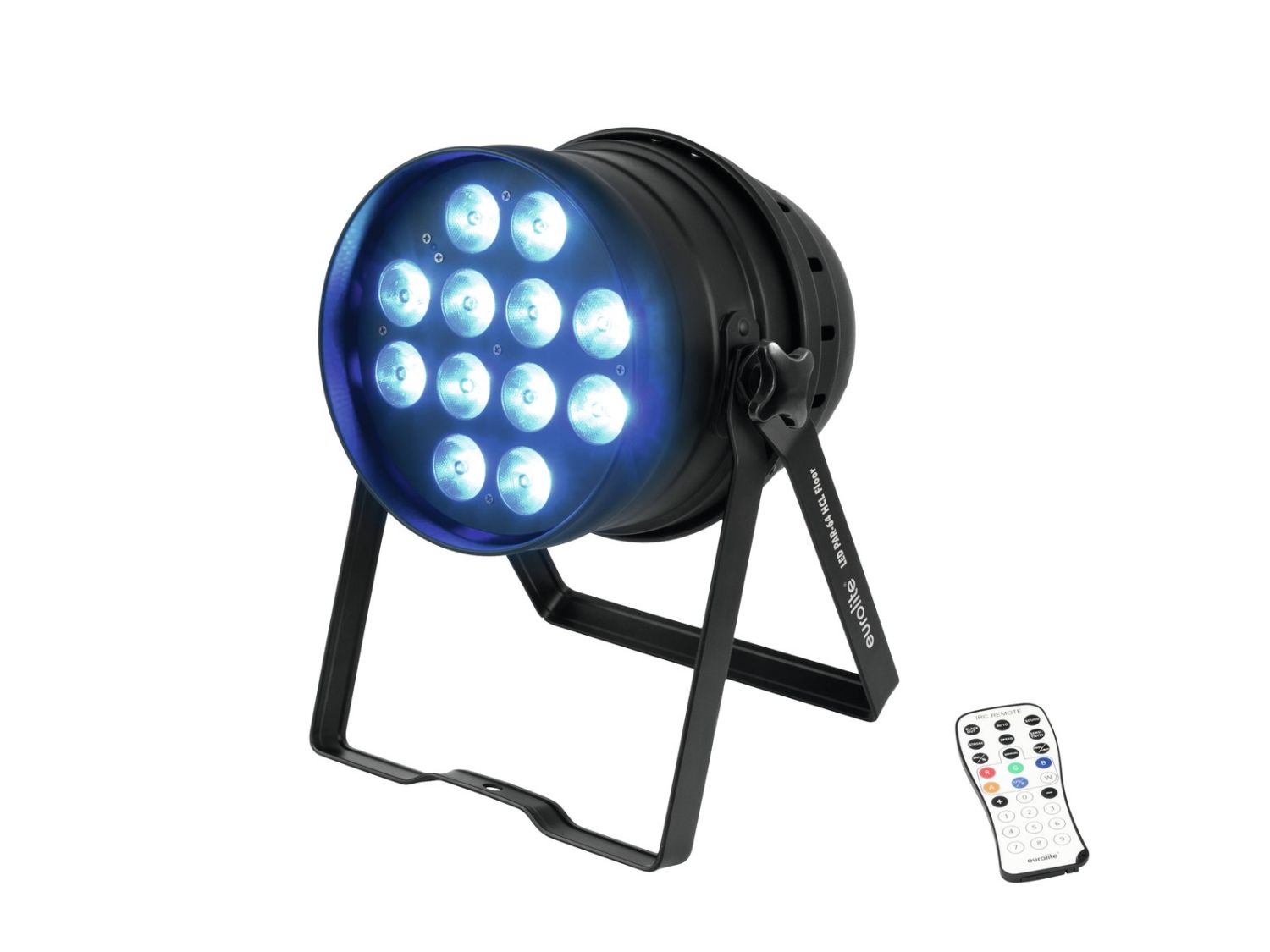 EUROLITE LED PAR-64 HCL 12x10W Floor bk - Reflektor LED PAR