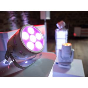 EUROLITE LED Silent Par 6 QCL - Reflektor LED PAR (Biały)