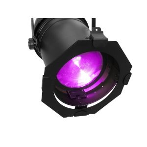 EUROLITE LED PAR-64 COB RGBW 120W Zoom bk MK2 - Reflektor COB PAR