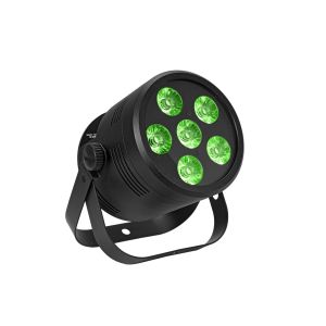 EUROLITE Zestaw 4x LED Silent Par 6 QCL Floor bk + Miękka Torba