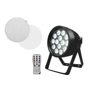 EUROLITE Zestaw 4x LED IP PAR 14x8W QCL + Skrzynia Transportowa