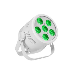 EUROLITE Zestaw 4x LED Silent Par 6 QCL Floor wh + Mięka Torba