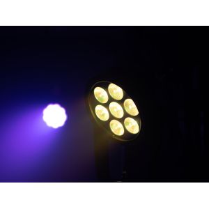 EUROLITE LED 4C-7 Silent Slim Spot - Reflektor LED PAR