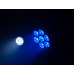 EUROLITE LED 4C-7 Silent Slim Spot - Reflektor LED PAR