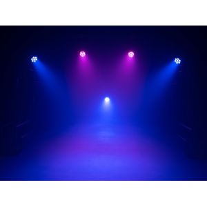 EUROLITE LED 4C-7 Silent Slim Spot - Reflektor LED PAR