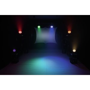 EUROLITE LED 4C-12 Silent Slim Spot - Reflektor LED PAR