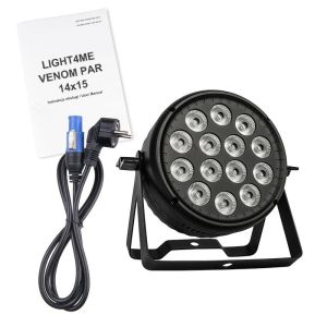 LIGHT4ME VENOM PAR 14X15 reflektor LED RGBW dekoracja światłem