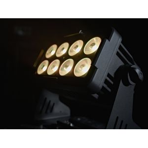 EUROLITE Multiflood IP 8x10W RGBW Wash CRMX - Naświetlacz LED