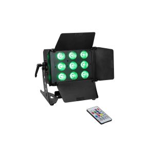 EUROLITE LED CLS-9 QCL RGB/WW 9x7W - Naświetlacz LED