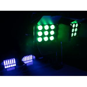 EUROLITE LED CLS-9 QCL RGB/WW 9x7W - Naświetlacz LED