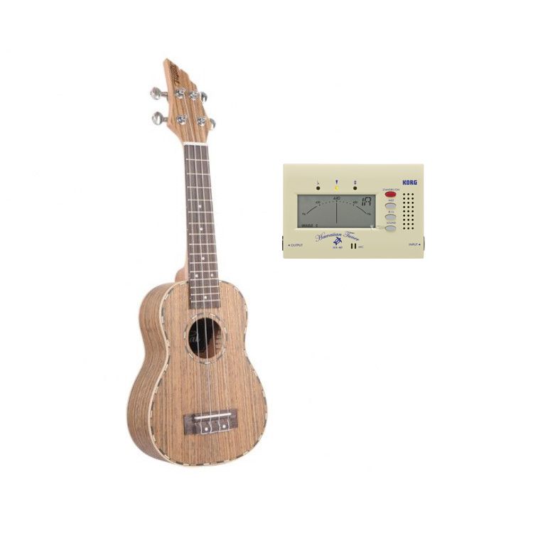 Flycat C50S - ukulele sopranowe + tuner Korg Ha-40