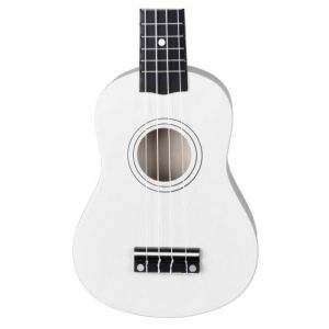 NN UK 01 WHITE ukulele sopranowe białe pokrowiec