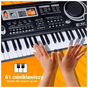 MQ 6106 KEYBOARD organy z mikrofonem dla dzieci