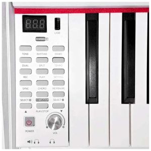 V-TONE BL-8808 WH pianino cyfrowe do nauki USB MIDI białe