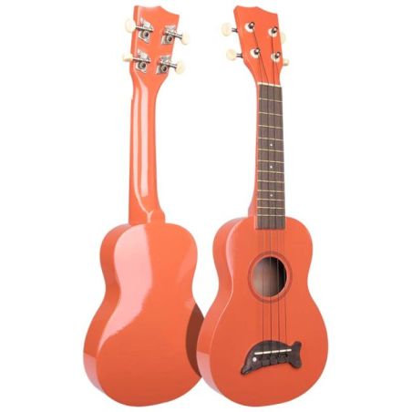 NN UD01 OR ukulele dla dzieci pomarańczowe delfine