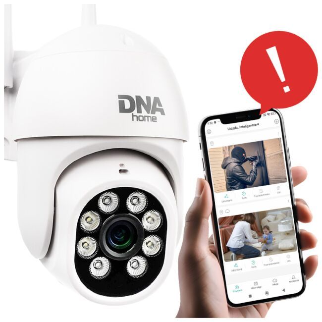 DNA CAM2 kamera obrotowa zoom wi-fi do monitoringu zewnętrznego