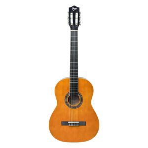 V-TONE CG TWO YL gitara klasyczna 4/4 naturalne drewno do nauki dla początkujących zestaw