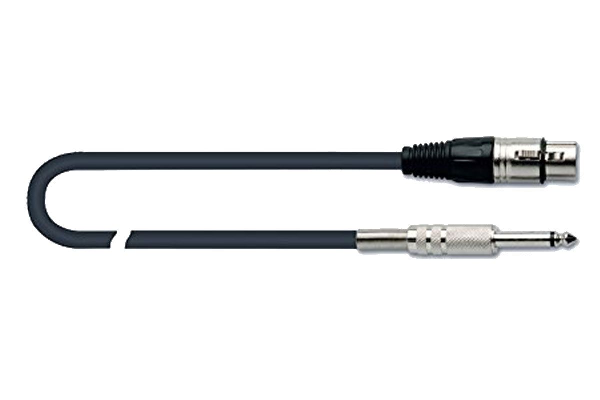 QUIK LOK MX777-5 - kabel  XLR Female Jack Mono (5m)