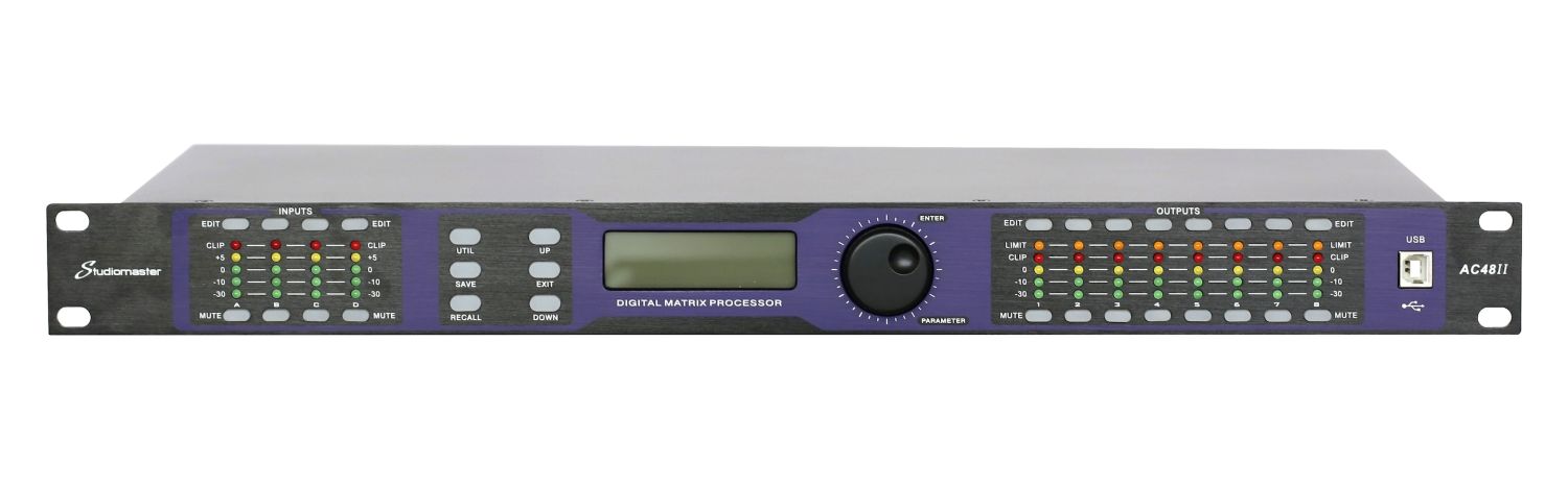 STUDIOMASTER AC88-8in 8out Digital Processor - Procesor Sygnałowy DSP