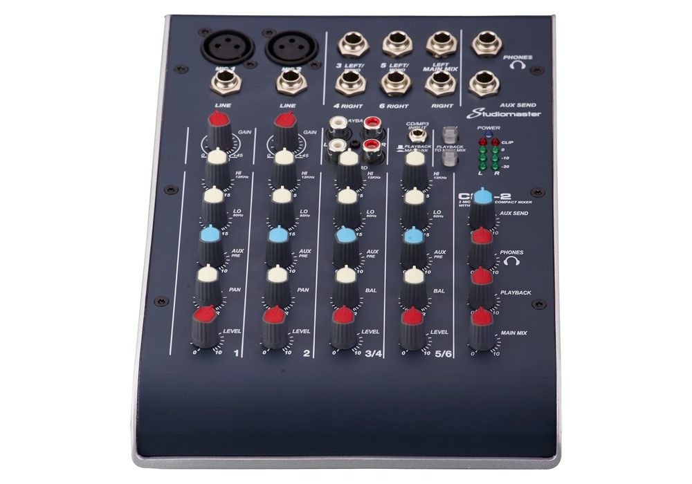 STUDIOMASTER C2-2 C2-2 2 Channel Compact Mixer - Mikser analogowy