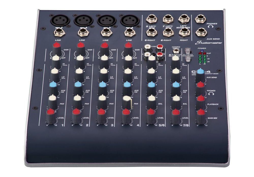 STUDIOMASTER C2-4 C2-4 4 Channel Compact Mixer - Mikser analogowy