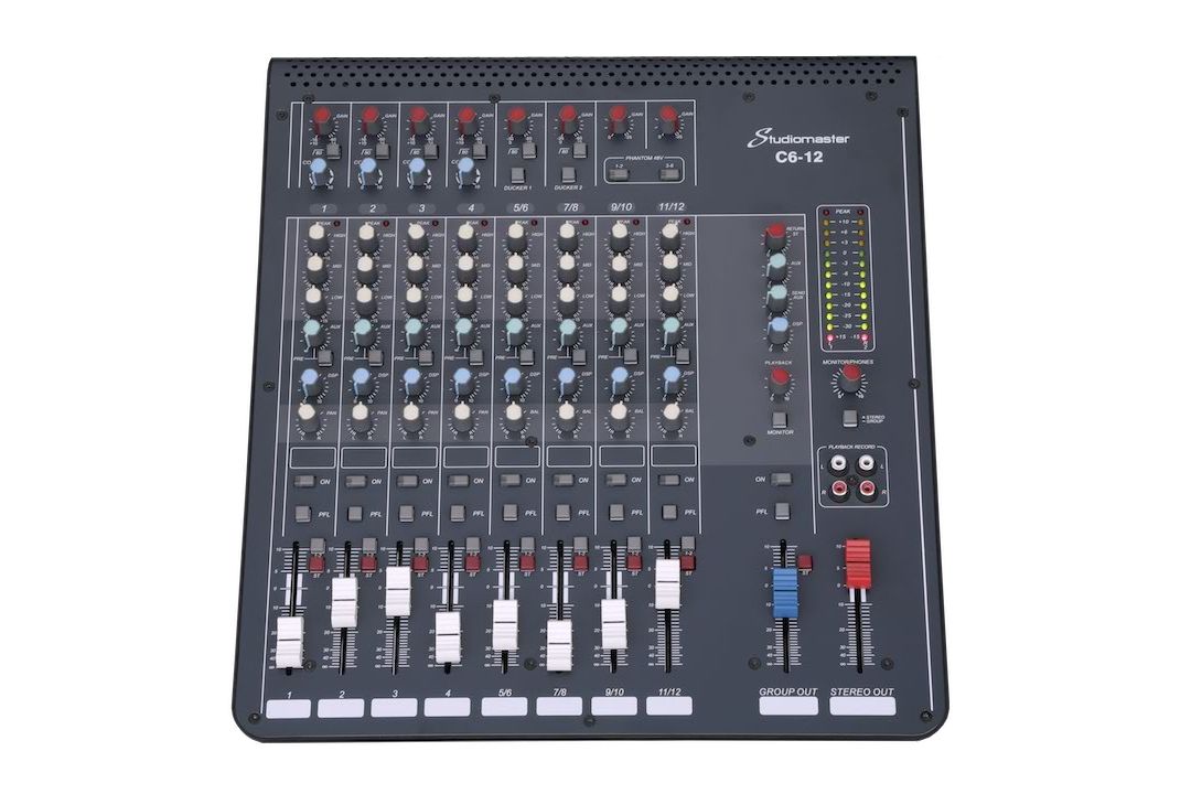 STUDIOMASTER C6-12 12 Channel Mixer - Mikser analogowy