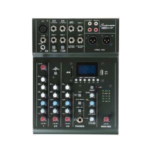 STUDIOMASTER CLUB XS5 1 MIC 2 ST Channels INC DSP  USB/MP3 PLAYER(FOOTSWITCH) - Mikser analogowy