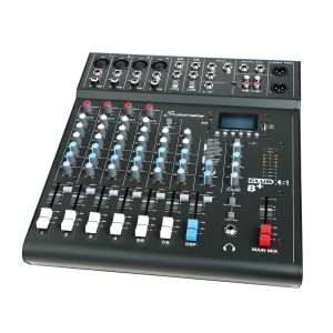 STUDIOMASTER CLUB XS8 4 MIC 2 ST Channels INC DSP  USB/MP3 PLAYER(FOOTSWITCH) - Mikser analogowy