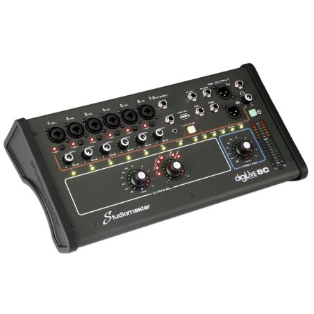 STUDIOMASTER 8 CH DIGITAL CONSOLE DIGILIVE 08C