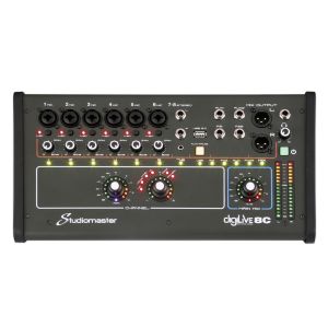 STUDIOMASTER 8 CH DIGITAL CONSOLE DIGILIVE 08C - Mikser Cyfrowy