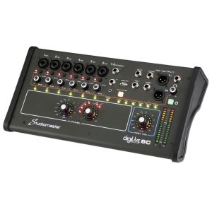 STUDIOMASTER 8 CH DIGITAL CONSOLE DIGILIVE 08C - Mikser Cyfrowy