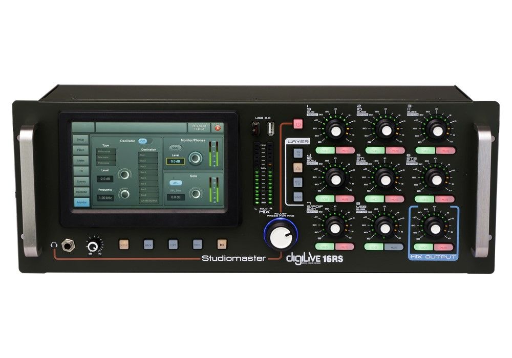 STUDIOMASTER DIGILIVE16RS HYBRID DIGITAL CONSOLE