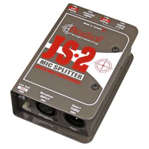 RADIAL JS2 - Pasywny splitter mikrofonowy